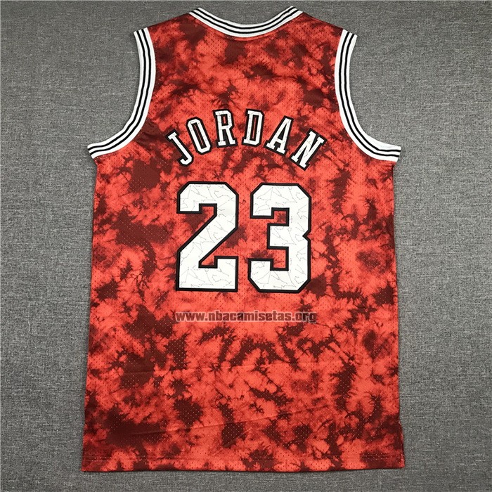 Camiseta Chicago Bulls Michael Jordan NO 23 Galaxy Rojo